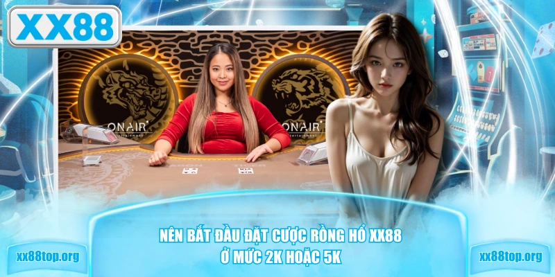 Nên bắt đầu đặt cược Rồng Hổ XX88 ở mức 2K hoặc 5K